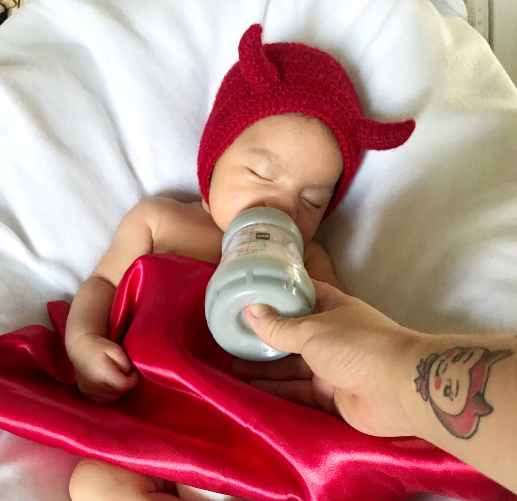Baby Devil Bonnet