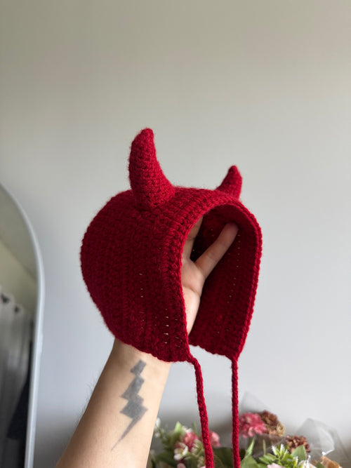 Baby Devil Bonnet